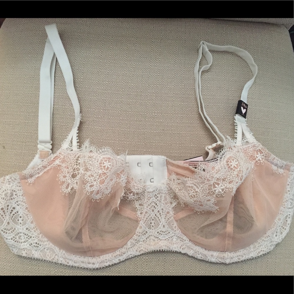 VS sheer lace bra NWT